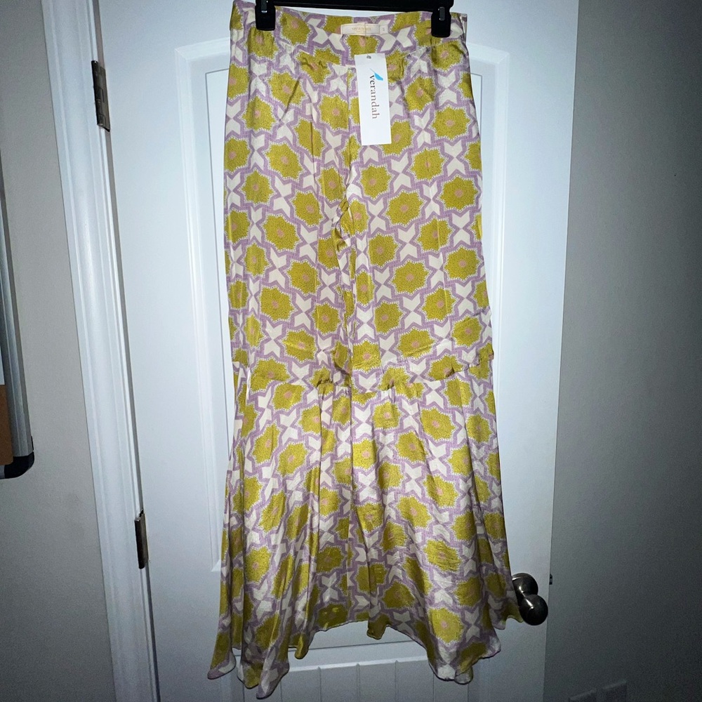 Verandah wide leg ruffle pants